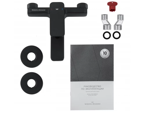 Смеситель для ванны WONZON & WOGHAND ARNIE, Черный матовый (WW-693101-MB)