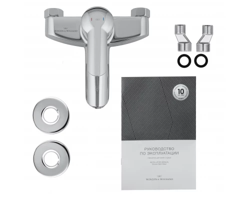 Смеситель для ванны WONZON & WOGHAND BAROQUE, Хром (WW-193101-CR)
