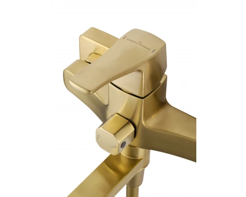 Смеситель для ванны WONZON & WOGHAND FLEX, Брашированное золото (WW-639906-BG)