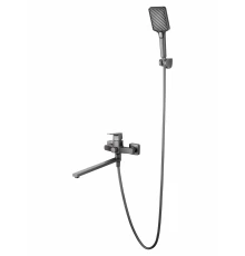 Смеситель для ванны WONZON & WOGHAND FLEX, Темный графит (WW-639906-BGM)