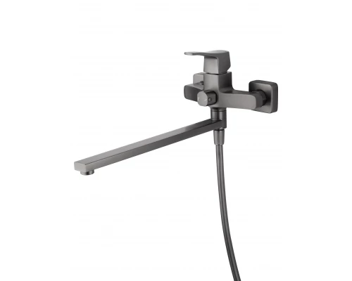 Смеситель для ванны WONZON & WOGHAND FLEX, Темный графит (WW-639906-BGM)
