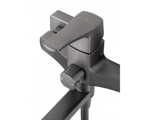 Смеситель для ванны WONZON & WOGHAND FLEX, Темный графит (WW-639906-BGM)