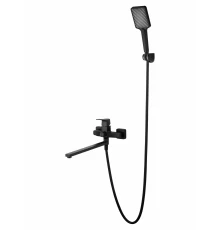 Смеситель для ванны WONZON & WOGHAND FLEX, Черный матовый (WW-639906-MB)