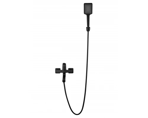 Смеситель для ванны WONZON & WOGHAND FLEX, Черный матовый (WW-639906-MB)