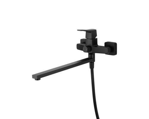 Смеситель для ванны WONZON & WOGHAND FLEX, Черный матовый (WW-639906-MB)