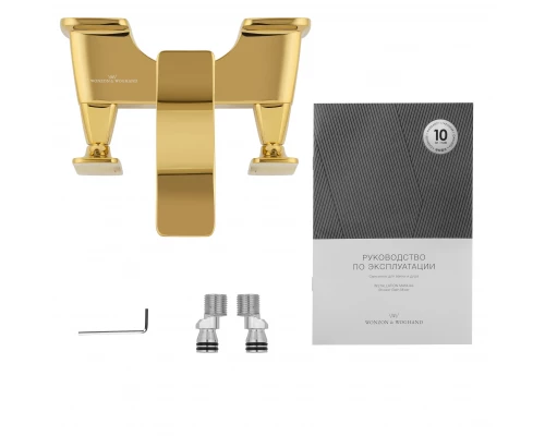Смеситель для ванны WONZON & WOGHAND SHAKESPEARE, Темное золото (WW-653101-DG)