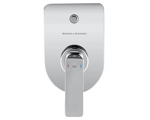 Смеситель для ванны встраиваемый WONZON & WOGHAND SHARK, Хром (WW-483700-CR)