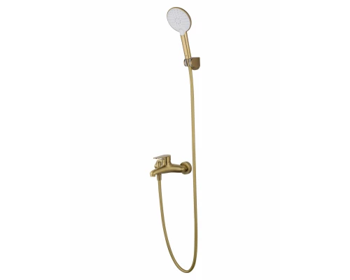 Смеситель для ванны с душем WONZON & WOGHAND ALFA, Брашированное золото (WW-AE3204-BG)