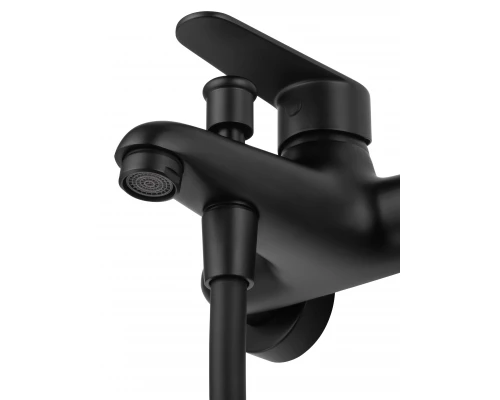 Смеситель для ванны с душем WONZON & WOGHAND ALFA, Черный матовый (WW-AE3204-MB)