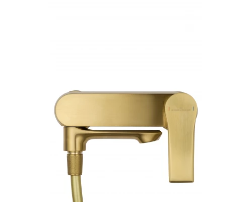 Смеситель для ванны с душем WONZON & WOGHAND BRILLIANT, Брашированное золото (WW-88037079-BG)