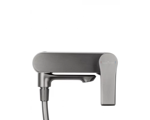 Смеситель для ванны с душем WONZON & WOGHAND BRILLIANT, Темный графит (WW-88037079-BGM)