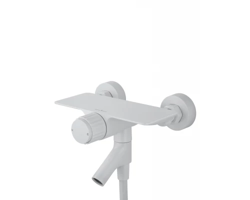 Смеситель для ванны с душем WONZON & WOGHAND CLICK, Белый матовый (WW-FE05L221-MW)