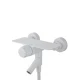 Смеситель для ванны с душем WONZON & WOGHAND CLICK, Белый матовый (WW-FE05L221-MW)