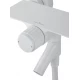 Смеситель для ванны с душем WONZON & WOGHAND CLICK, Белый матовый (WW-FE05L221-MW)