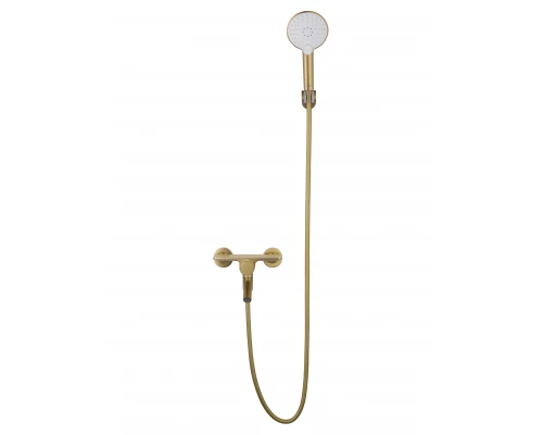 Смеситель для ванны с душем WONZON & WOGHAND CLICK, Брашированное золото (WW-FE05L221- BG)