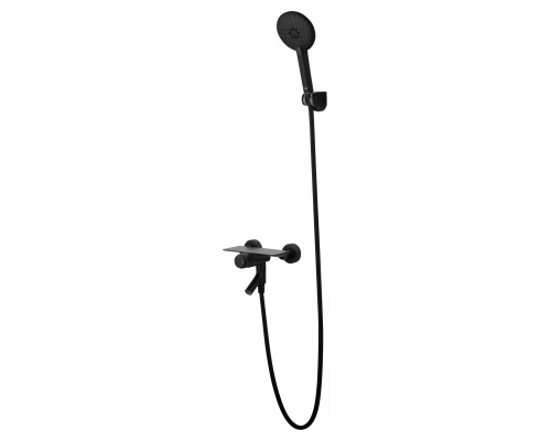 Смеситель для ванны с душем WONZON & WOGHAND CLICK, Черный матовый (WW-FE05L221-MB)