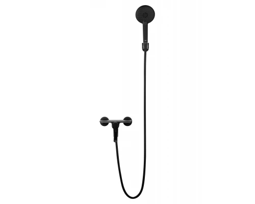 Смеситель для ванны с душем WONZON & WOGHAND CLICK, Черный матовый (WW-FE05L221-MB)