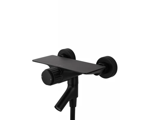 Смеситель для ванны с душем WONZON & WOGHAND CLICK, Черный матовый (WW-FE05L221-MB)