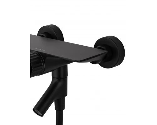 Смеситель для ванны с душем WONZON & WOGHAND CLICK, Черный матовый (WW-FE05L221-MB)