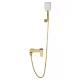 Смеситель для ванны с душем WONZON & WOGHAND CUBE 2.0, Брашированное золото (WW-88037068-BG)