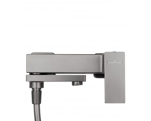 Смеситель для ванны с душем WONZON & WOGHAND CUBE 2.0, Темный графит (WW-88037068-BGM)