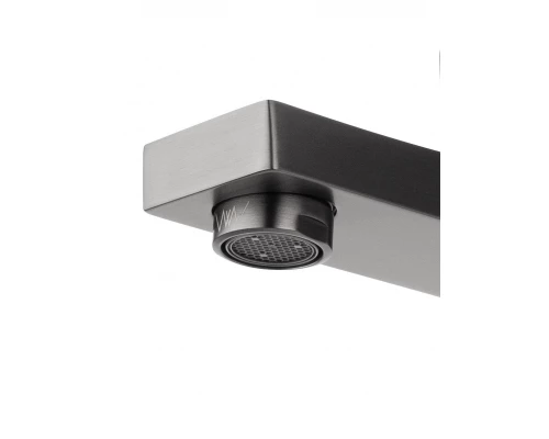 Смеситель для ванны с душем WONZON & WOGHAND CUBE 2.0, Темный графит (WW-88037068-BGM)