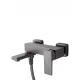 Смеситель для ванны с душем WONZON & WOGHAND CUBE 2.0, Темный графит (WW-88037068-BGM)