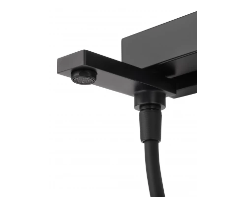 Смеситель для ванны с душем WONZON & WOGHAND CUBE 2.0, Черный матовый (WW-88037068-MB)