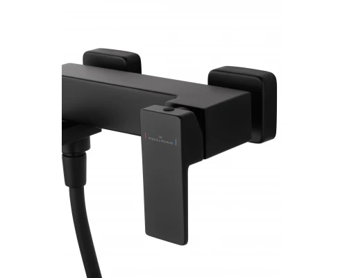 Смеситель для ванны с душем WONZON & WOGHAND CUBE 2.0, Черный матовый (WW-88037068-MB)