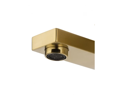 Смеситель для ванны с душем WONZON & WOGHAND CUBE, Брашированное золото (WW-88639016- BG)
