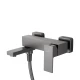 Смеситель для ванны с душем WONZON & WOGHAND CUBE, Темный графит (WW-88639016-BGM)
