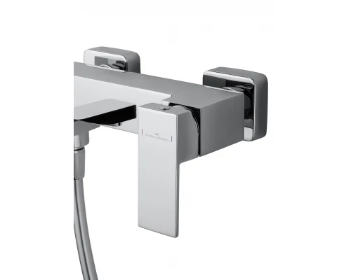 Смеситель для ванны с душем WONZON & WOGHAND CUBE, Хром (WW-88639016-CR)