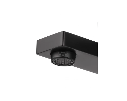 Смеситель для ванны с душем WONZON & WOGHAND CUBE, Черный матовый (WW-88639016-MB)