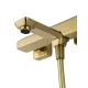 Смеситель для ванны с душем WONZON & WOGHAND DIAMOND, Брашированное золото (WW-88639011- BG)