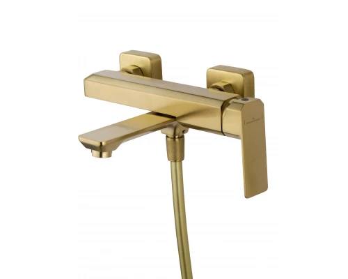Смеситель для ванны с душем WONZON & WOGHAND DIAMOND, Брашированное золото (WW-88639011- BG)
