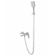 Смеситель для ванны с душем WONZON & WOGHAND DIAMOND, Брашированный никель (WW-88639011-BN)