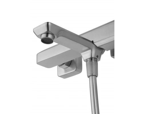 Смеситель для ванны с душем WONZON & WOGHAND DIAMOND, Брашированный никель (WW-88639011-BN)
