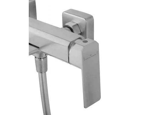 Смеситель для ванны с душем WONZON & WOGHAND DIAMOND, Брашированный никель (WW-88639011-BN)