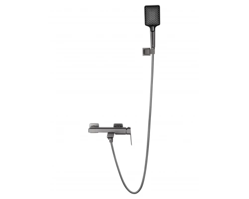 Смеситель для ванны с душем WONZON & WOGHAND DIAMOND, Темный графит (WW-88639011-BGM)