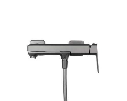 Смеситель для ванны с душем WONZON & WOGHAND DIAMOND, Темный графит (WW-88639011-BGM)