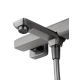 Смеситель для ванны с душем WONZON & WOGHAND DIAMOND, Темный графит (WW-88639011-BGM)
