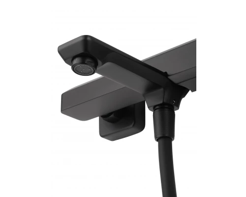 Смеситель для ванны с душем WONZON & WOGHAND DIAMOND, Черный матовый (WW-88639011-MB)