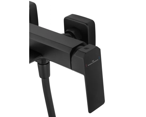 Смеситель для ванны с душем WONZON & WOGHAND DIAMOND, Черный матовый (WW-88639011-MB)