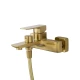 Смеситель для ванны с душем WONZON & WOGHAND EDGE, Брашированное золото (WW-88639003A- BG)