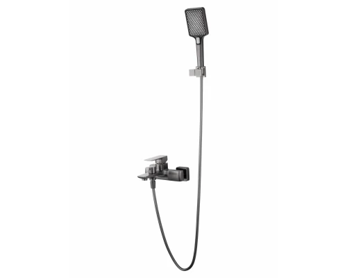 Смеситель для ванны с душем WONZON & WOGHAND EDGE, Темный графит (WW-88639003A-BGM)