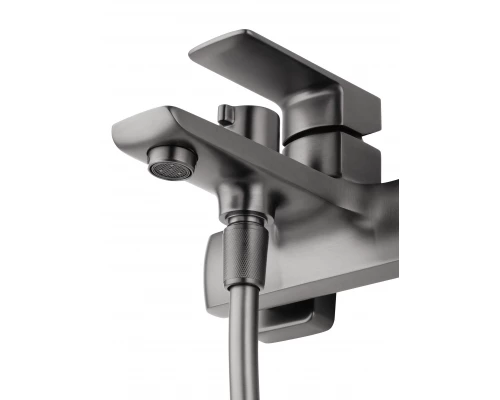 Смеситель для ванны с душем WONZON & WOGHAND EDGE, Темный графит (WW-88639003A-BGM)