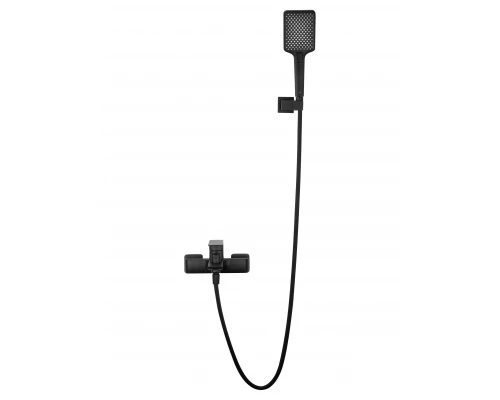 Смеситель для ванны с душем WONZON & WOGHAND EDGE, Черный матовый (WW-88639003A-MB)