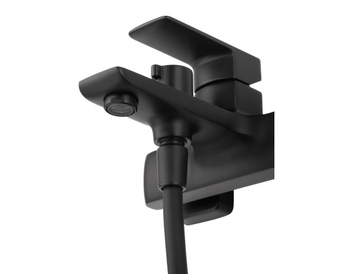 Смеситель для ванны с душем WONZON & WOGHAND EDGE, Черный матовый (WW-88639003A-MB)