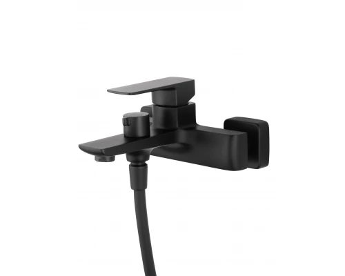 Смеситель для ванны с душем WONZON & WOGHAND EDGE, Черный матовый (WW-88639003A-MB)