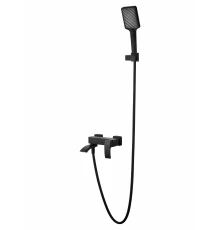 Смеситель для ванны с душем WONZON & WOGHAND FIT, Черный матовый (WW-88639009-MB)